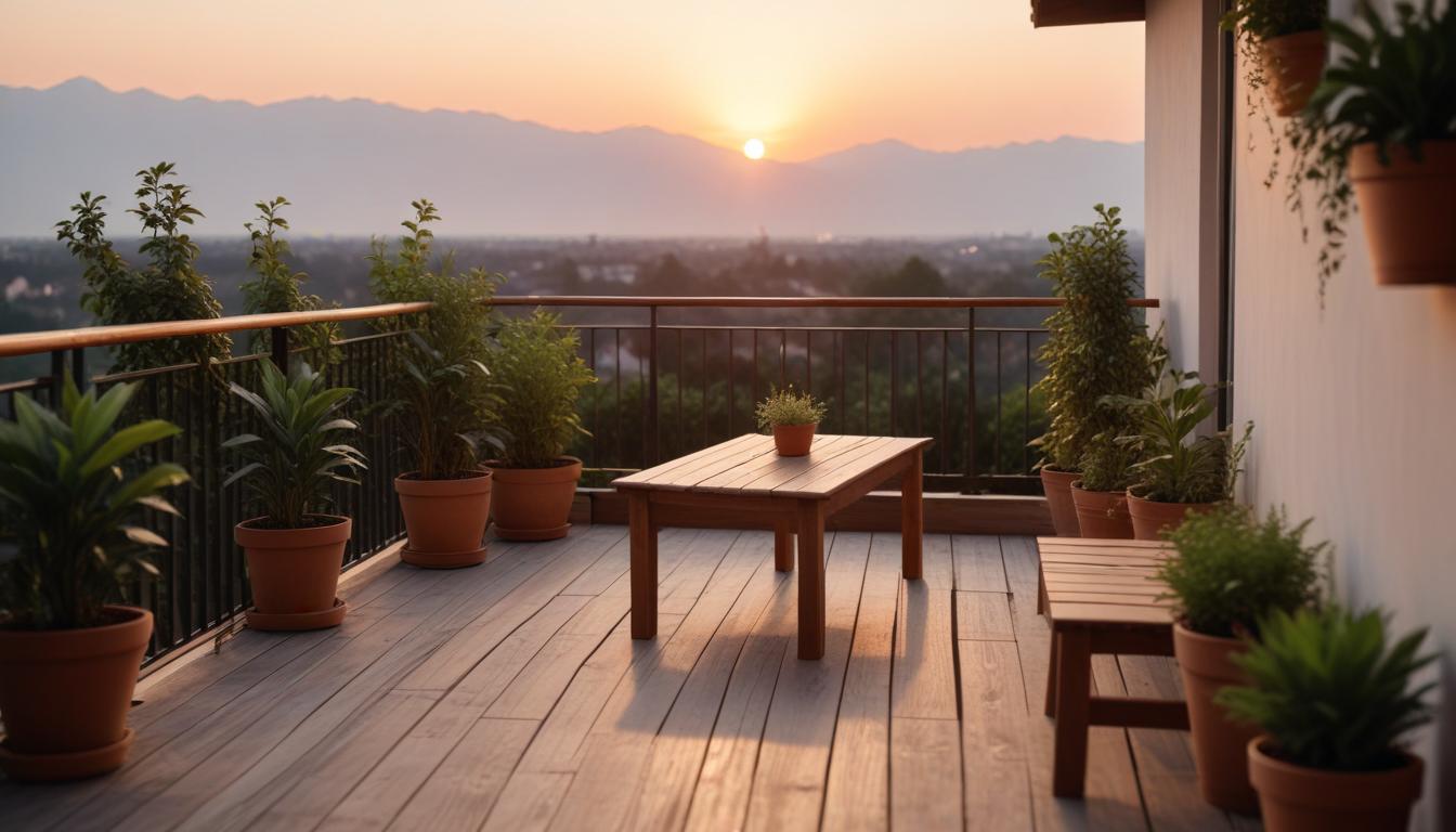 Rustik Minimalist Bir Balkon Tasarımıyla Tanışın