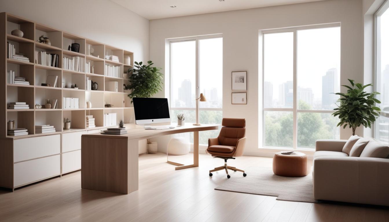 Şıklık ve Fonksiyonellik: Minimalist Ev Ofisleri