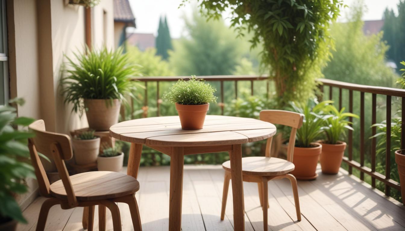 Doğal Minimalist Stil ile Balkon ve Bahçe Tasarımı