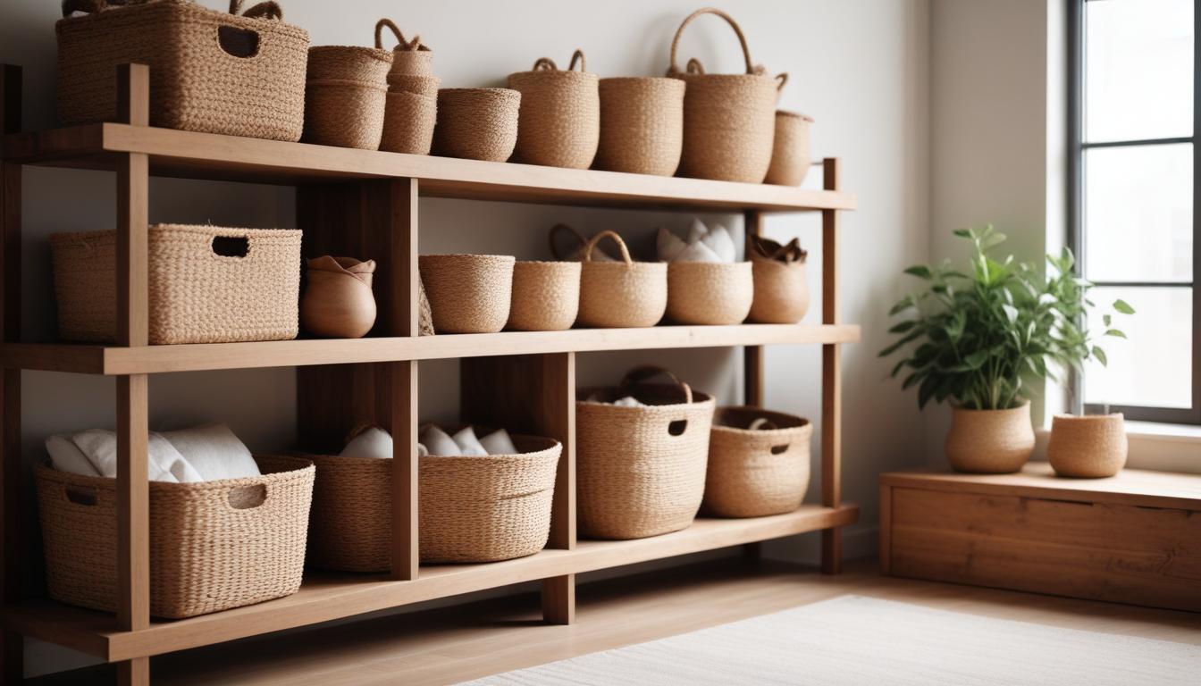 Rustik Minimalist Depolama Fikirleri: Düzeni Korumanın Yolları